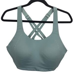 Lululemon AirSupport Bra High Support Tidewater Teal / Vapor Size 36DD Athlete